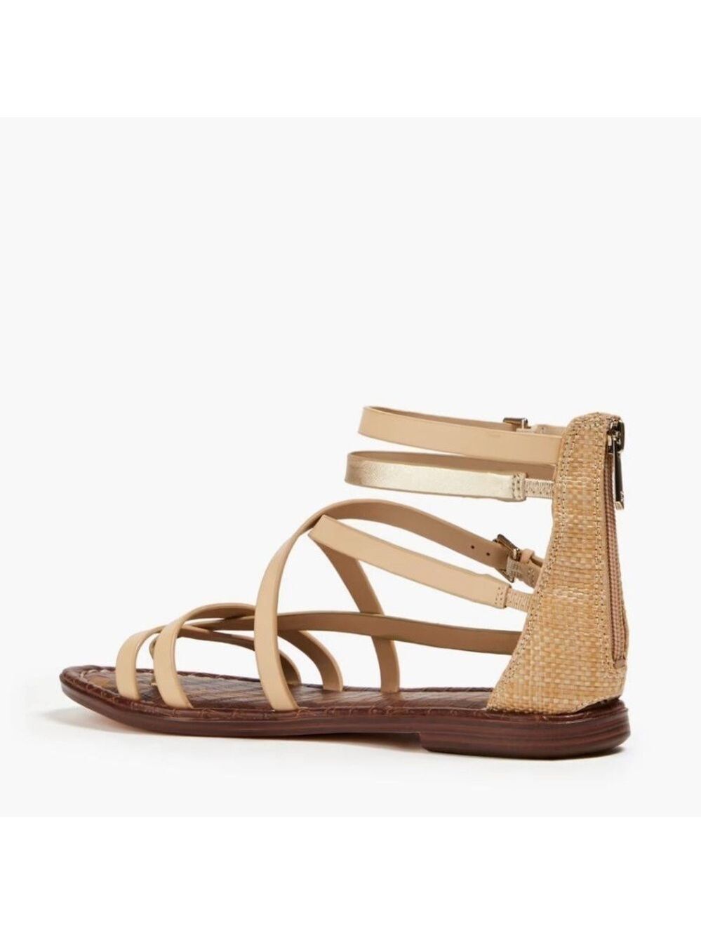 Sam Elderman Gibbs Leather Strappy Gladiator Sandals - NWT - Picture 2 of 11
